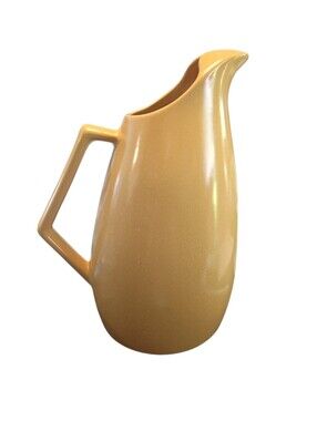 La Solana Buttery Yellow Pottery Pitcher